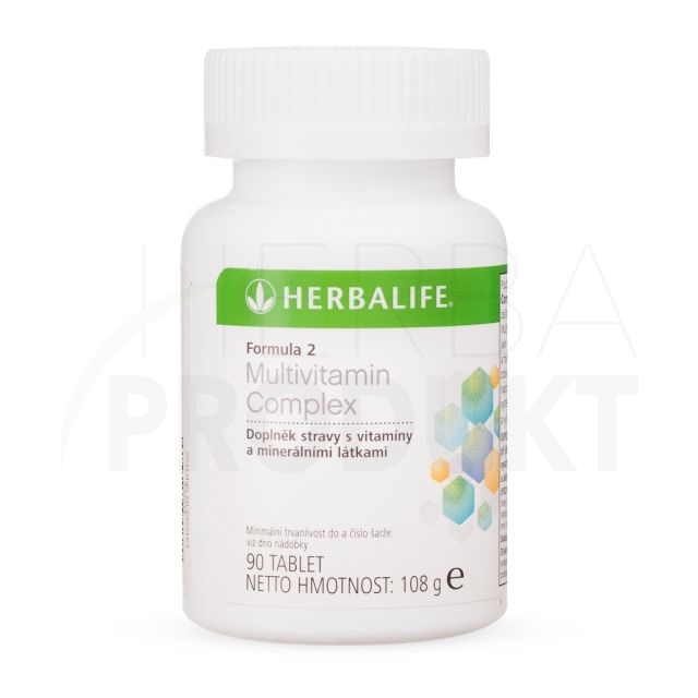 Herbalife Formule 2 Multivitamin Complex 90 tablet HERBAPRODUKT.cz