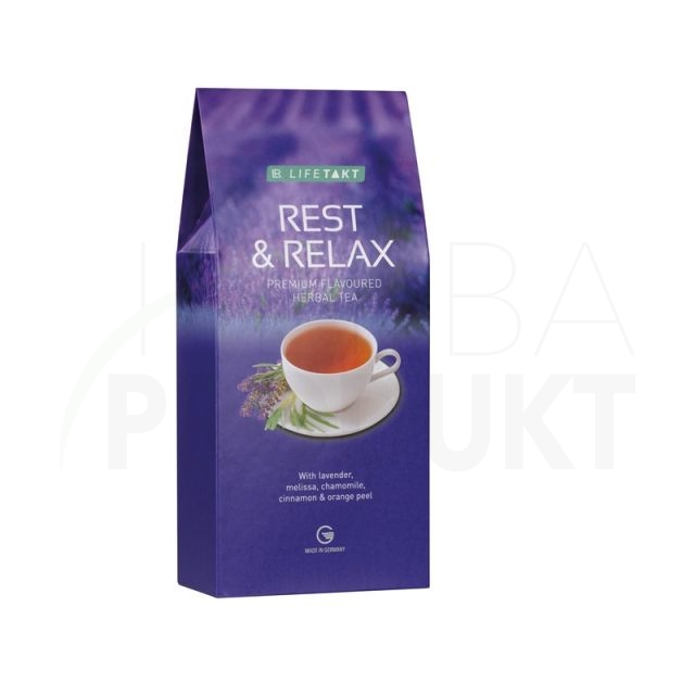 LIFETAKT Rest & Relax bylinný čaj s příchutí 75g